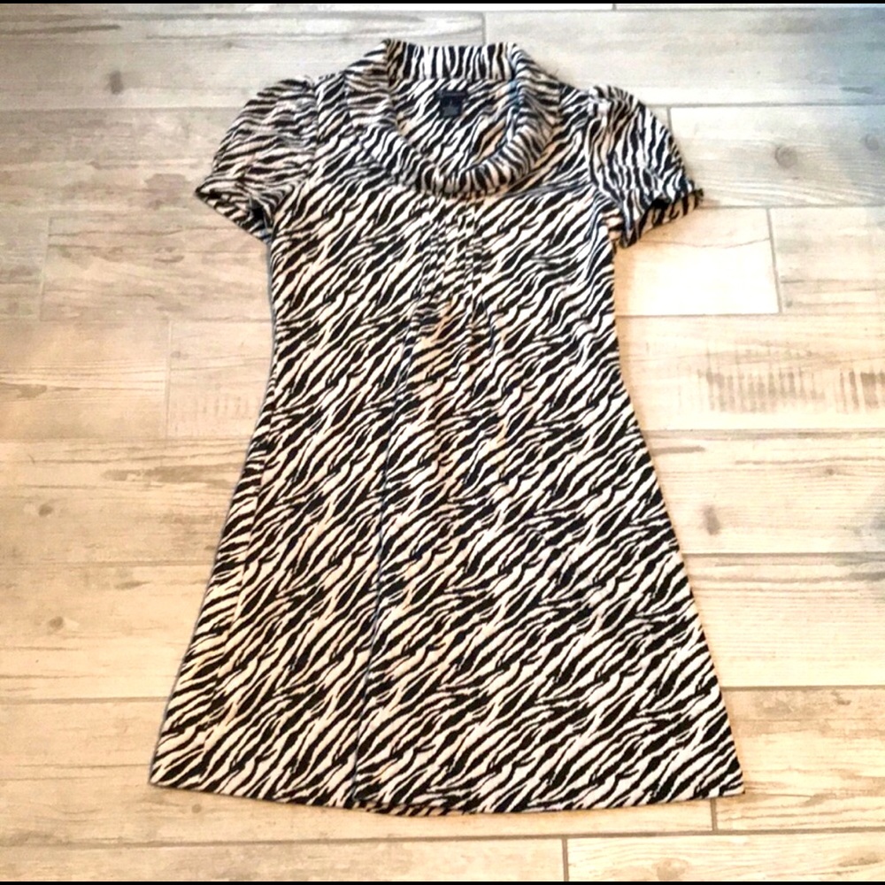 NWOT NEW DIRECTION ZEBRA STRIPE DRESS